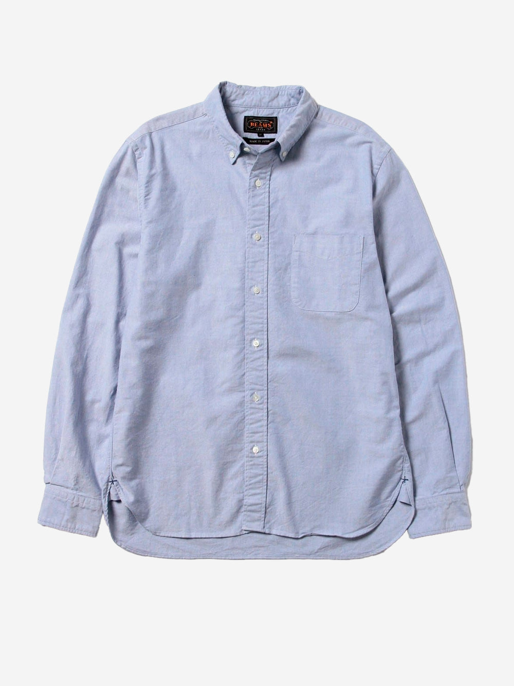 BEAMS PLUS Camicia Button-Down Oxford blu Celeste Urbanstaroma