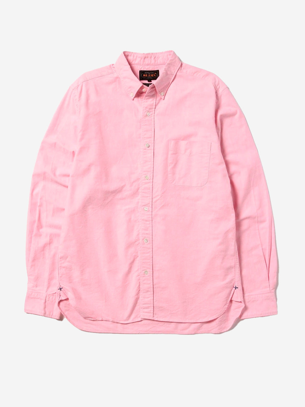 BEAMS PLUS Camicia Button-Down Oxford rosa Rosa Urbanstaroma