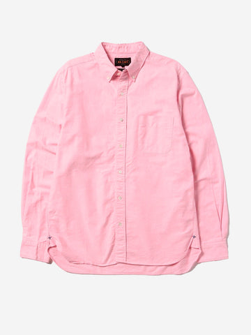 BEAMS PLUS Camicia Button-Down Oxford rosa Rosa