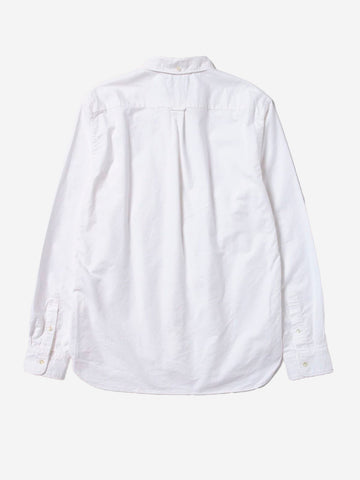 BEAMS PLUS Camicia Button-Down Oxford bianca Bianco