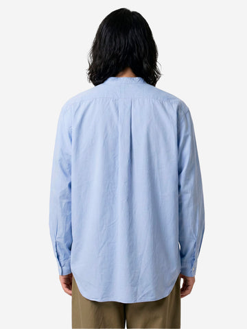 BEAMS PLUS Camicia Pullover blu alla Coreana Broad Blu