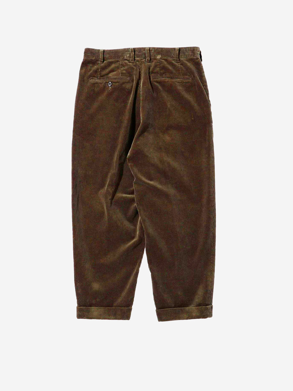 BEAMS PLUS Pantaloni marrone chiaro 2 Pleats Tapered Corduroy Marrone chiaro Urbanstaroma