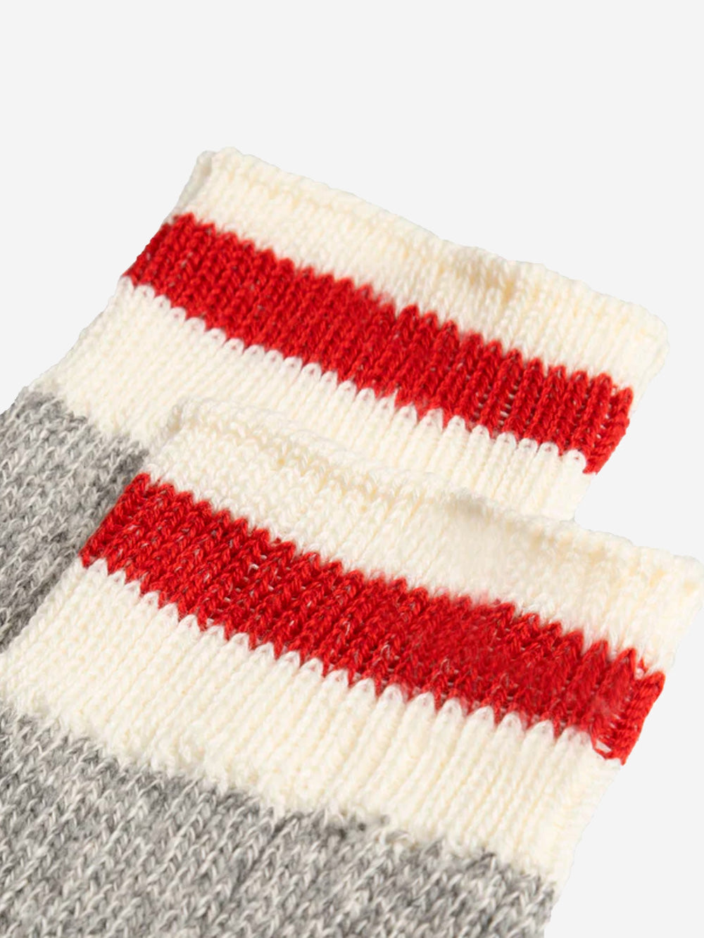 BEAMS PLUS Rag socks grigi con rosso Grigio rosso Urbanstaroma