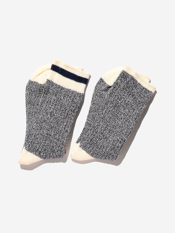 BEAMS PLUS Rag socks navy Blu