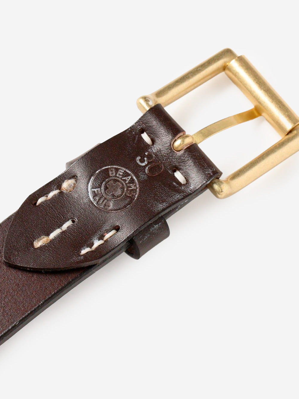 BEAMS PLUS Cintura marrone in cuoio Marrone Urbanstaroma