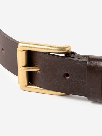 BEAMS PLUS Cintura marrone in cuoio Marrone