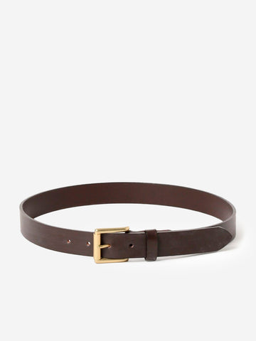 BEAMS PLUS Cintura marrone in cuoio Marrone