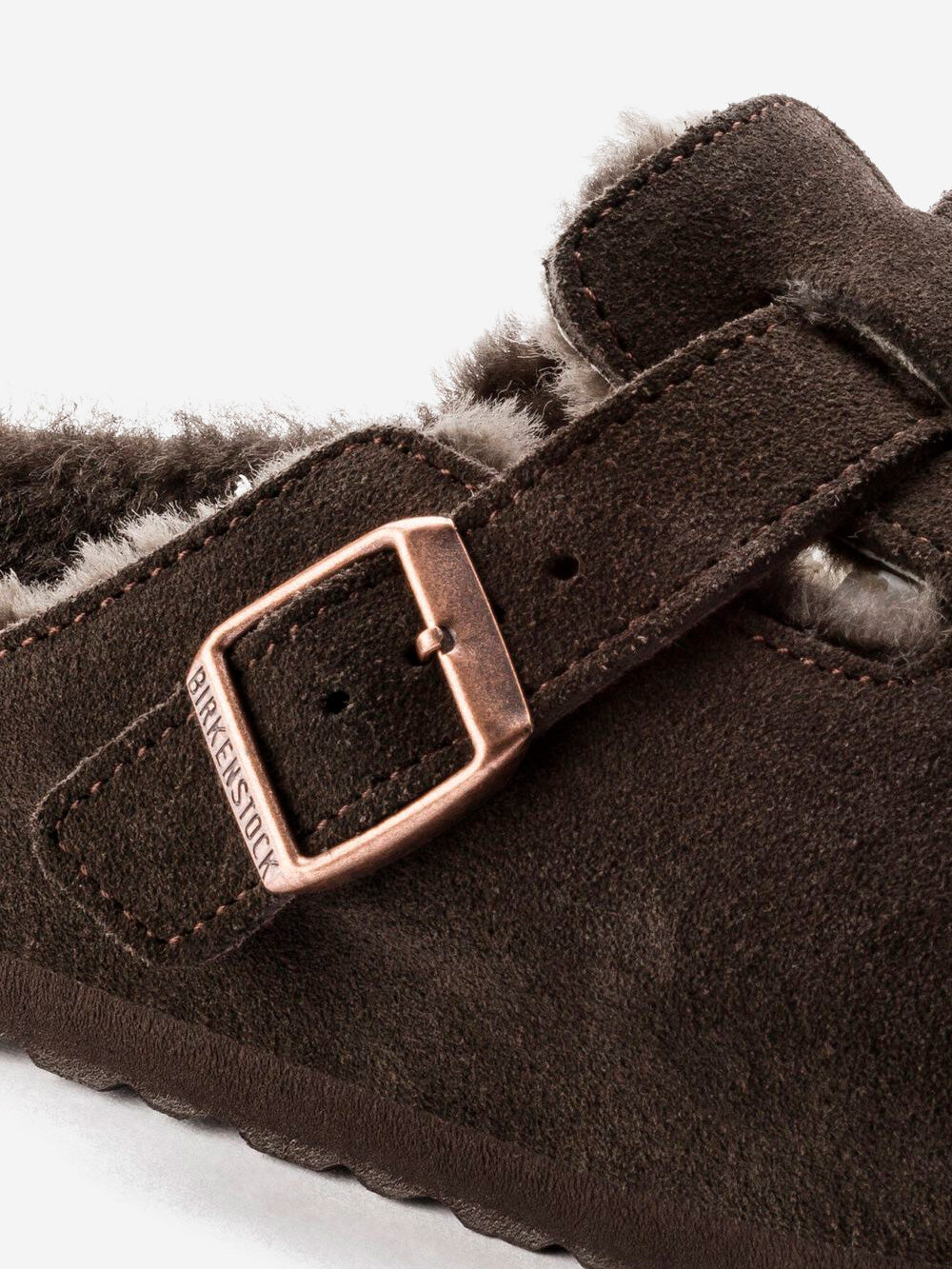 BIRKENSTOCK Boston Shearling 'Mocca' Marrone scuro Urbanstaroma