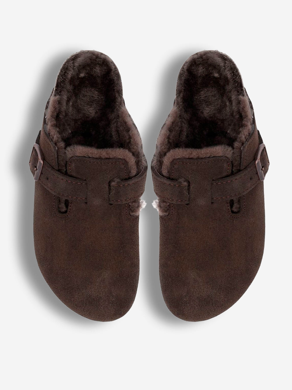 BIRKENSTOCK Boston Shearling 'Mocca' Marrone scuro Urbanstaroma
