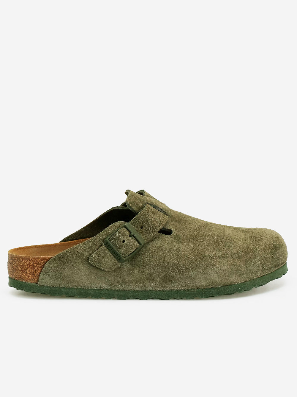BIRKENSTOCK Boston suede verde 'Thyme' Verde Urbanstaroma
