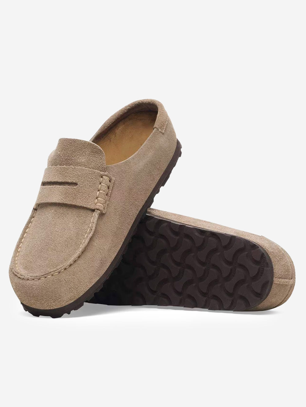BIRKENSTOCK Naples Wrapped Suede Taupe Taupe Urbanstaroma