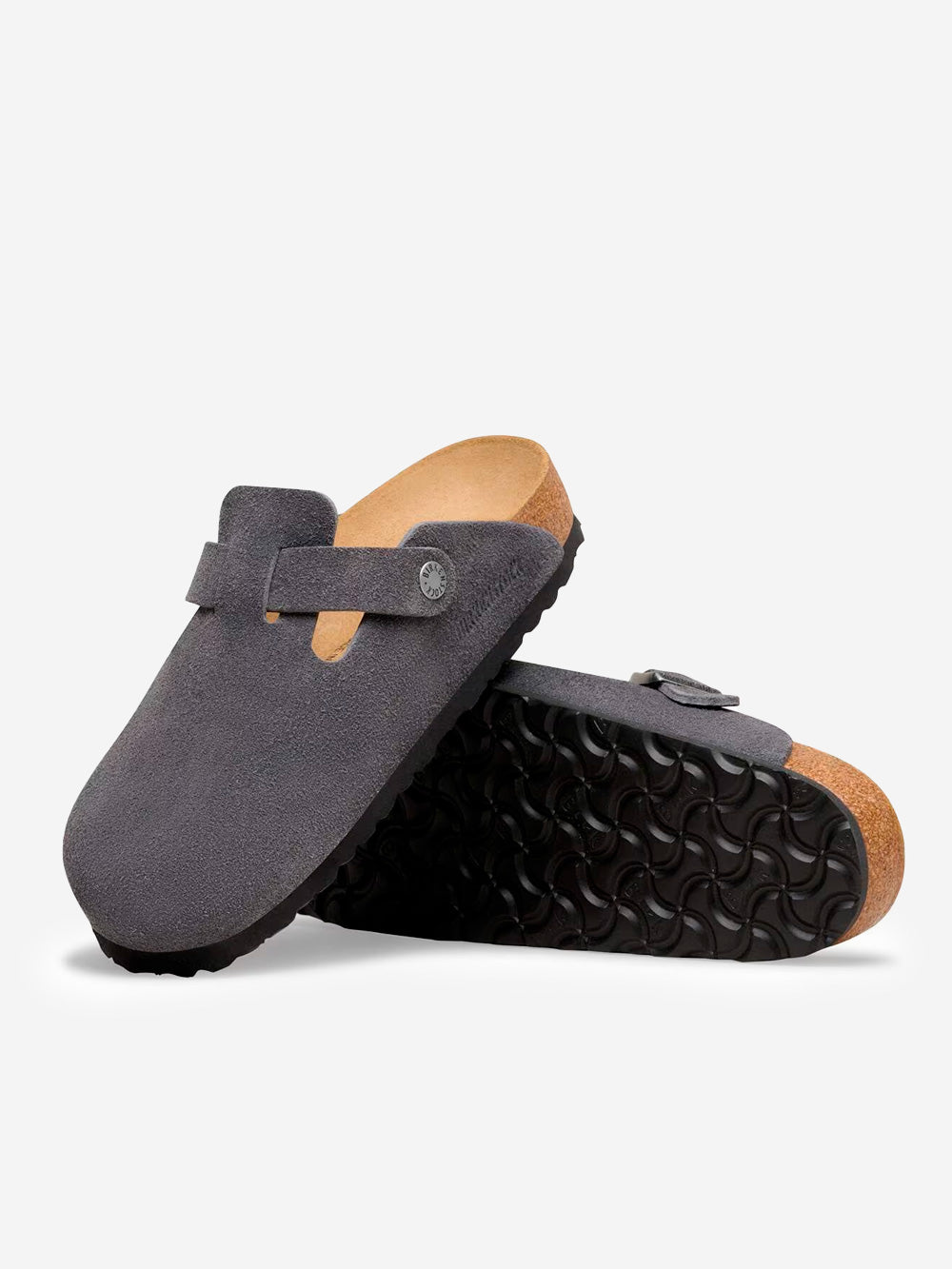 BIRKENSTOCK Boston Suede 'Charcoal' grigio Urbanstaroma