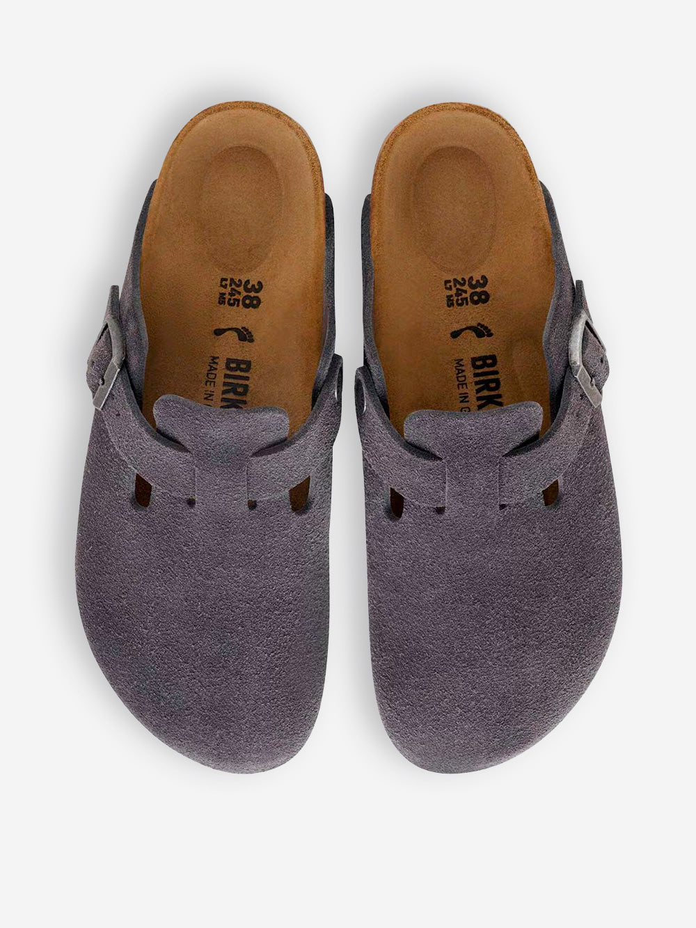 BIRKENSTOCK Boston Suede 'Charcoal' grigio Urbanstaroma