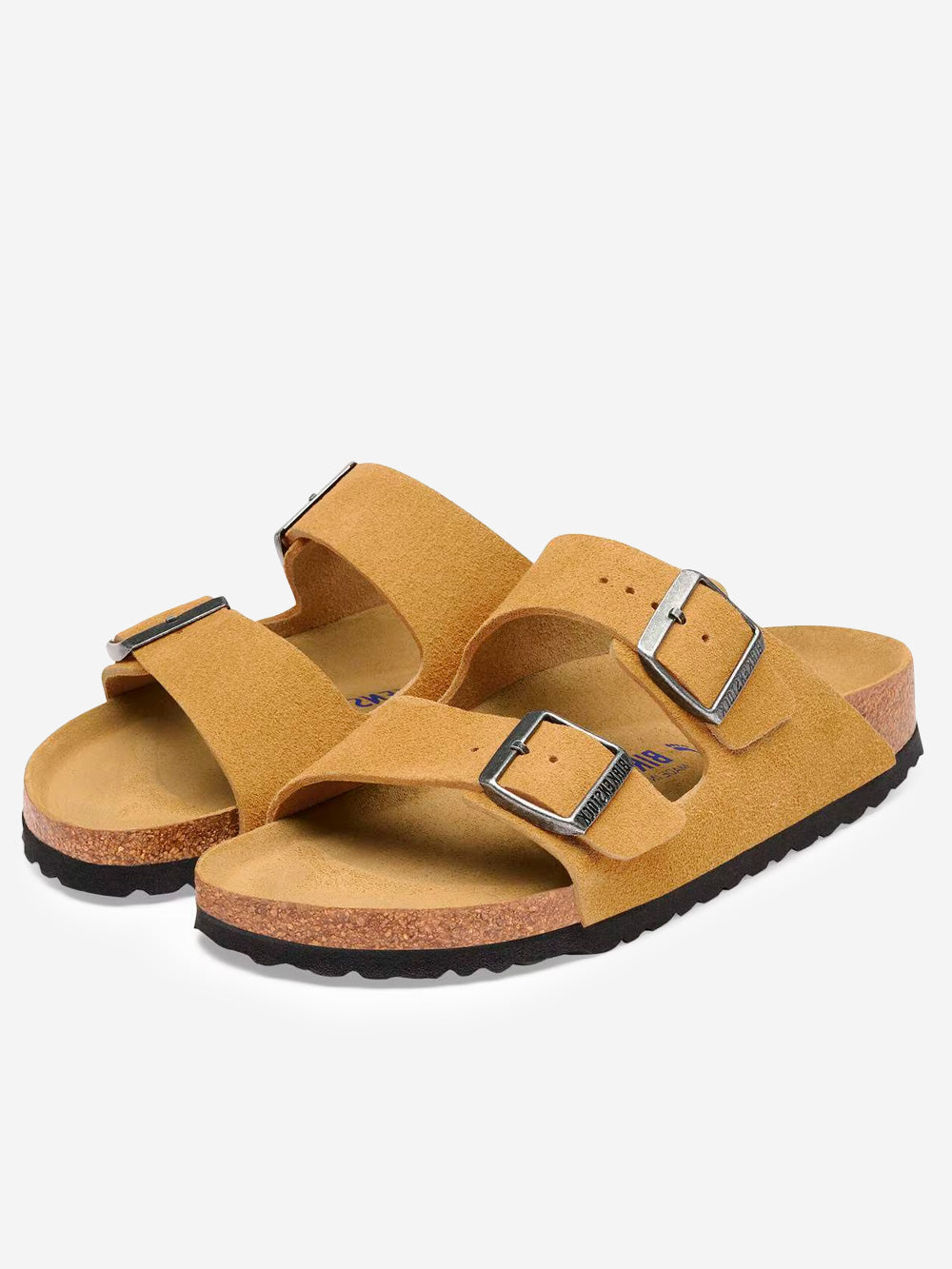 BIRKENSTOCK Arizona con plantare morbido 'Cork Brown Tonal' Marrone Urbanstaroma