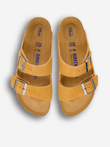 BIRKENSTOCK Arizona con plantare morbido 'Cork Brown Tonal' Marrone