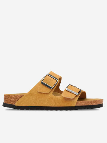 BIRKENSTOCK Arizona con plantare morbido 'Cork Brown Tonal' Marrone