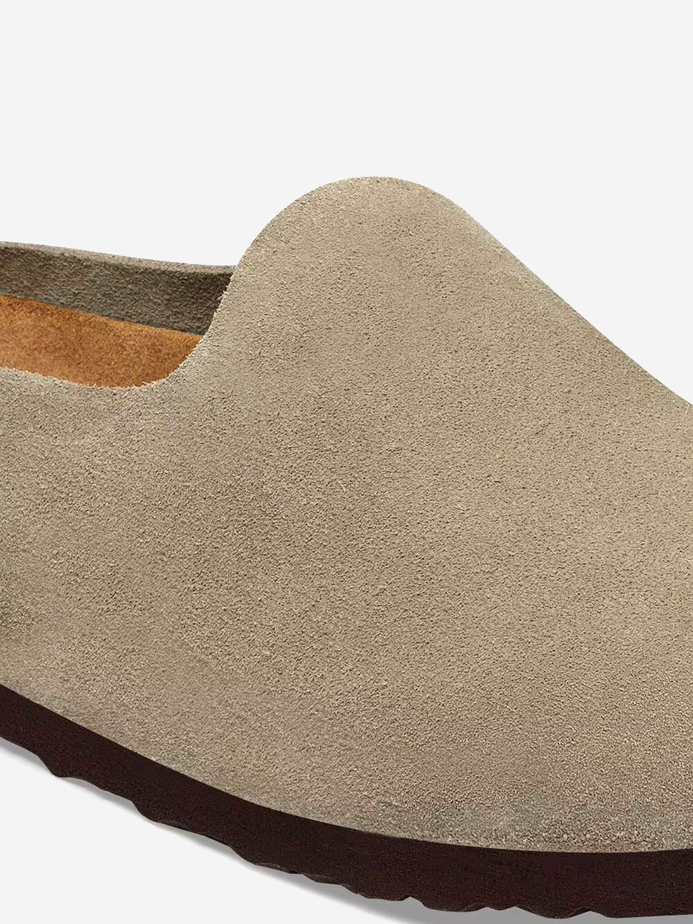 BIRKENSTOCK Amsterdam Wrapped Suede Taupe Taupe Urbanstaroma