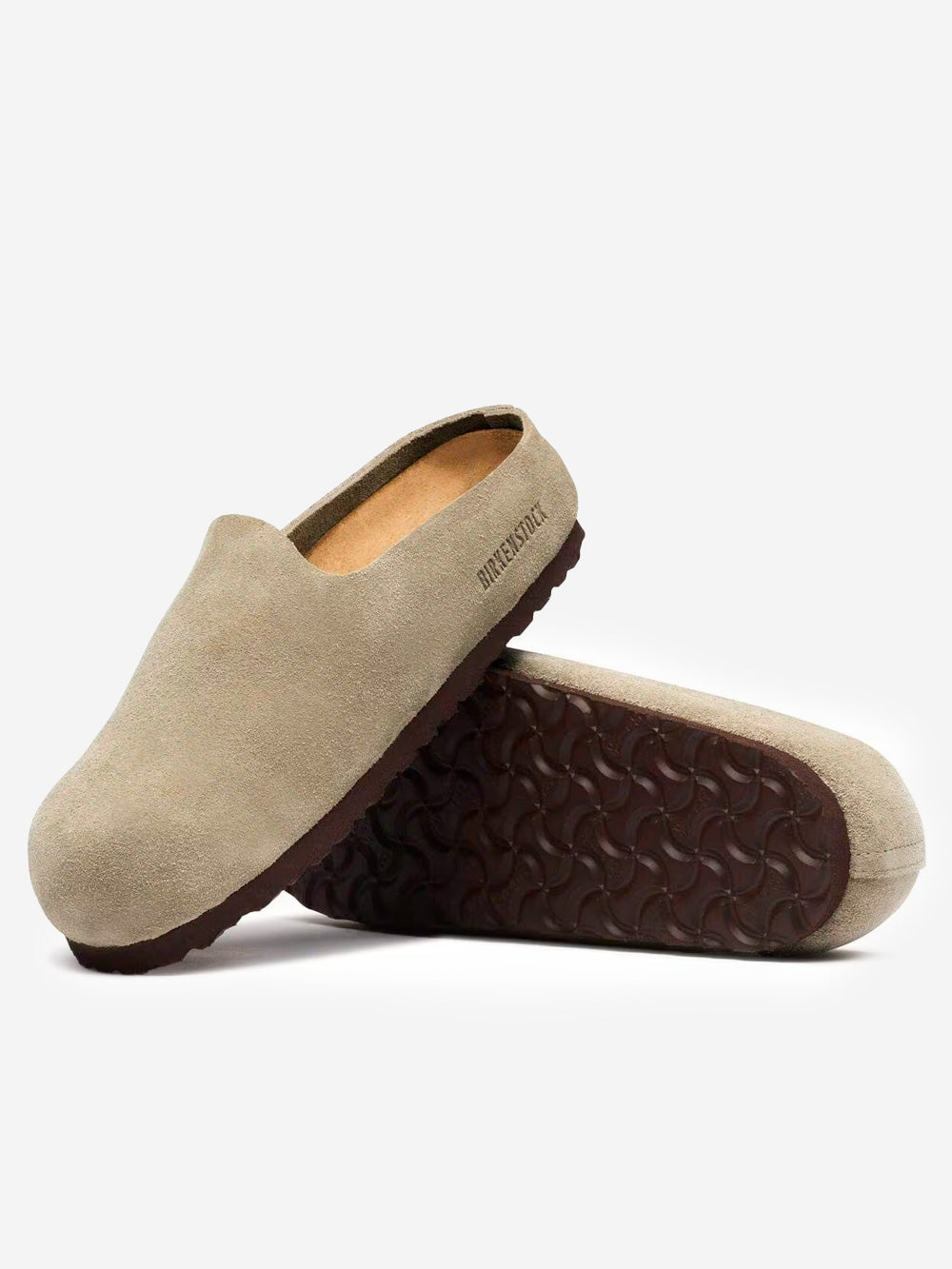 BIRKENSTOCK Amsterdam Wrapped Suede Taupe Taupe Urbanstaroma