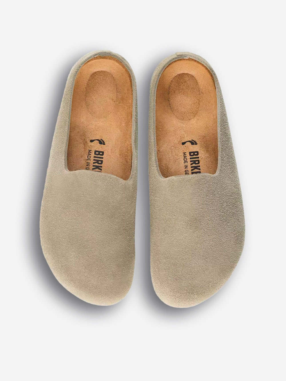 BIRKENSTOCK Amsterdam Wrapped Suede Taupe Taupe Urbanstaroma