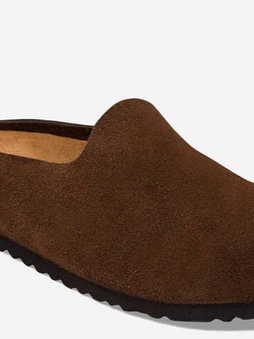 BIRKENSTOCK Amsterdam Wrapped Suede Carafe Marrone