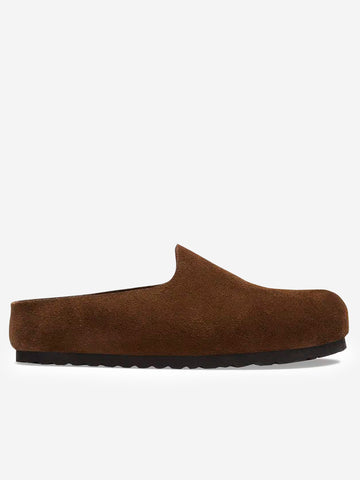 BIRKENSTOCK Amsterdam Wrapped Suede Carafe Marrone