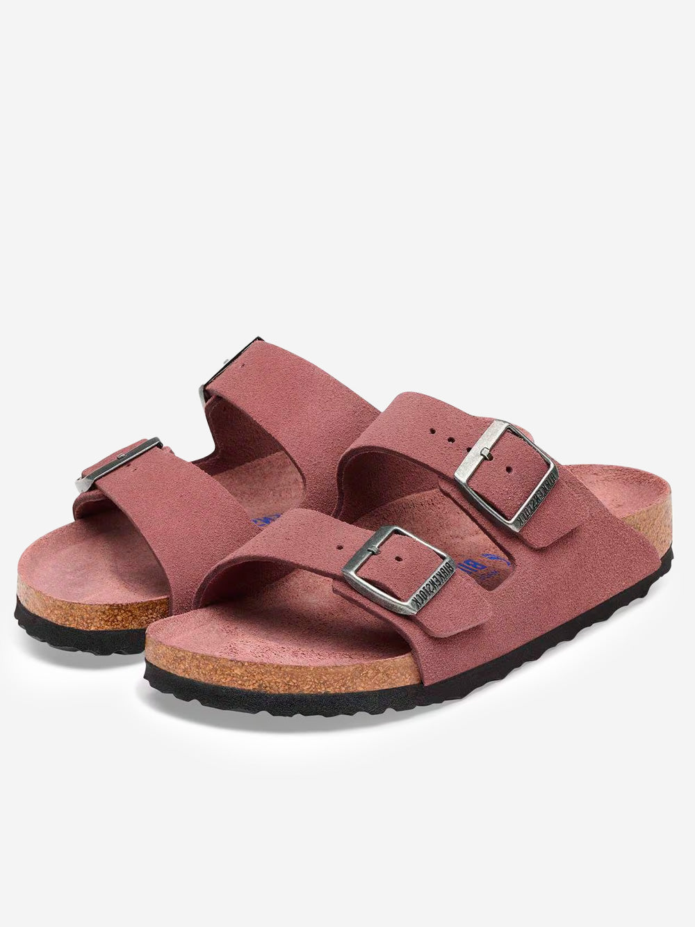 BIRKENSTOCK Arizona Plantare Morbido in suede 'Pepper' Rosa Urbanstaroma