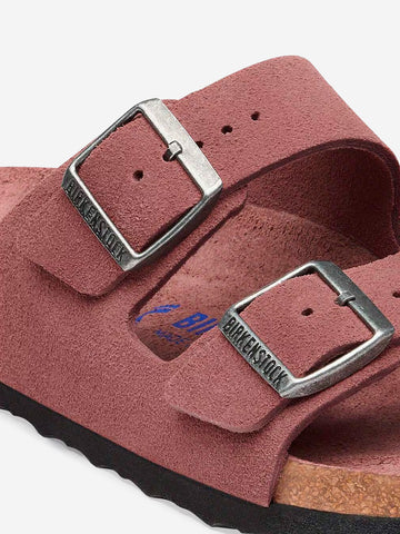 BIRKENSTOCK Arizona Plantare Morbido in suede 'Pepper' Rosa