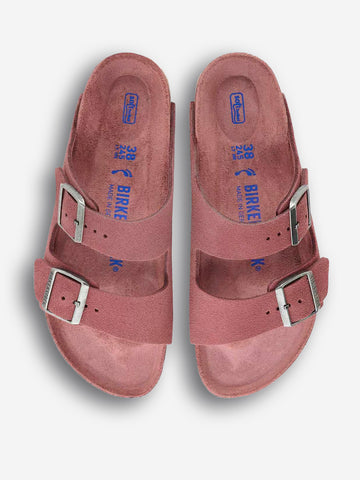 BIRKENSTOCK Arizona Plantare Morbido in suede 'Pepper' Rosa