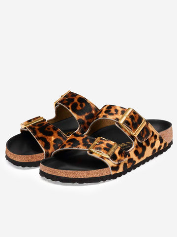 BIRKENSTOCK Arizona Pelliccia 'Classic Leo' Leopardata