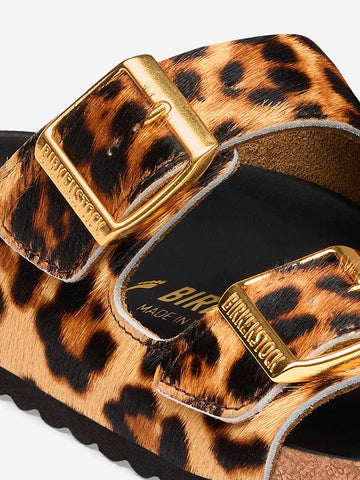BIRKENSTOCK Arizona Pelliccia 'Classic Leo' Leopardata