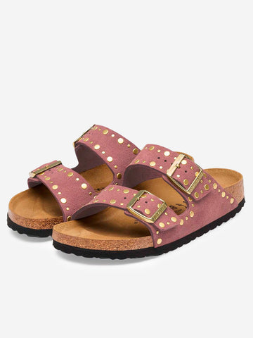 BIRKENSTOCK Arizona Rivet 'Pepper' in pelle scamosciata Malva