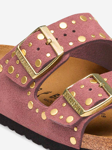 BIRKENSTOCK Arizona Rivet 'Pepper' in pelle scamosciata Malva
