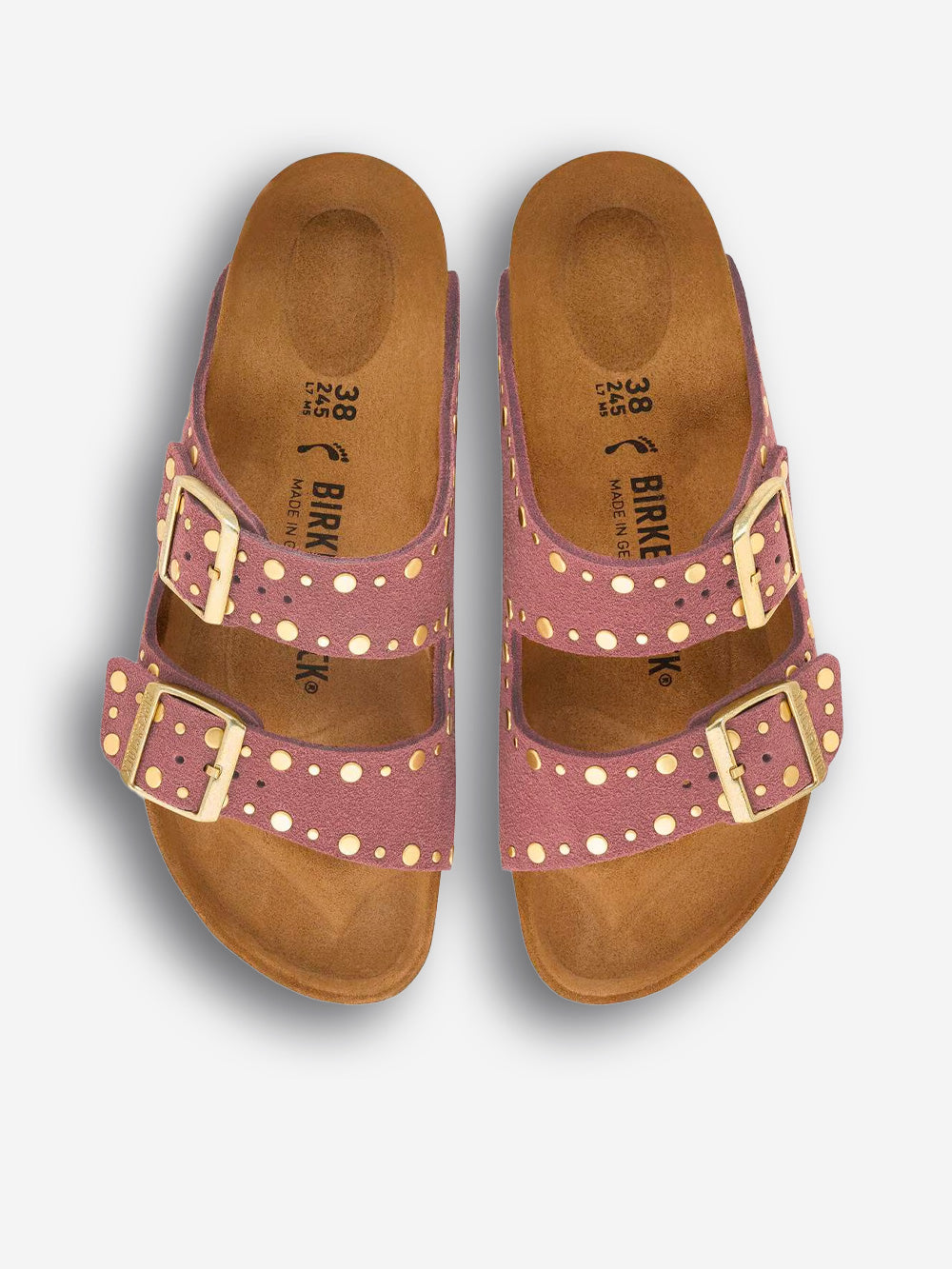 BIRKENSTOCK Arizona Rivet 'Pepper' in pelle scamosciata Malva Urbanstaroma
