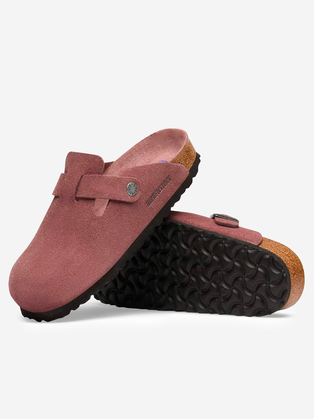BIRKENSTOCK Boston Soft Footbed Suede 'Tonal' Malva Urbanstaroma