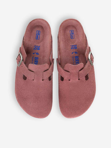 BIRKENSTOCK Boston Soft Footbed Suede 'Tonal' Malva