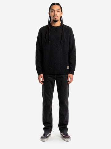 CARHARTT WIP Maglione in misto lana nero 'Anglistic' Nero