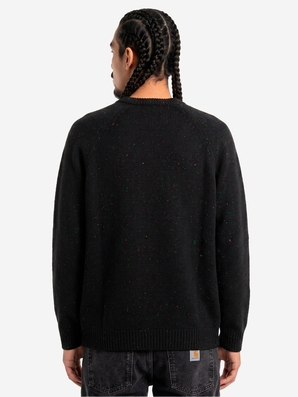 CARHARTT WIP Maglione in misto lana nero 'Anglistic' Nero Urbanstaroma