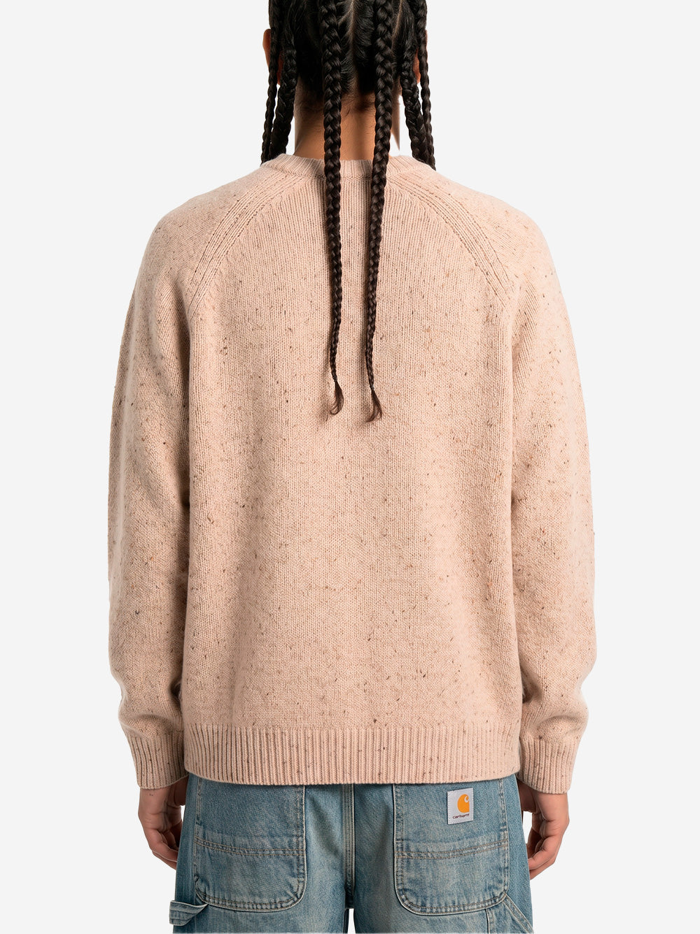 CARHARTT WIP Maglione in misto lana beige 'Anglistic' Beige Urbanstaroma