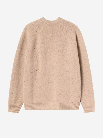 CARHARTT WIP Maglione in misto lana beige 'Anglistic' Beige