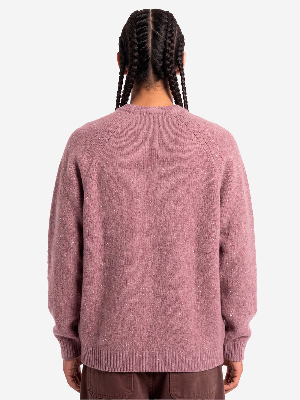 CARHARTT WIP Maglione in misto lana lilla 'Anglistic' Rosa Urbanstaroma