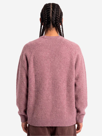 CARHARTT WIP Maglione in misto lana lilla 'Anglistic' Rosa