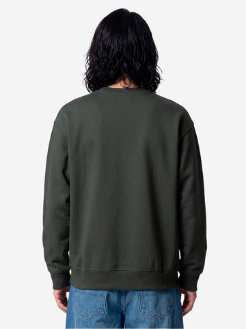 CARHARTT WIP American Script felpa girocollo verde Verde