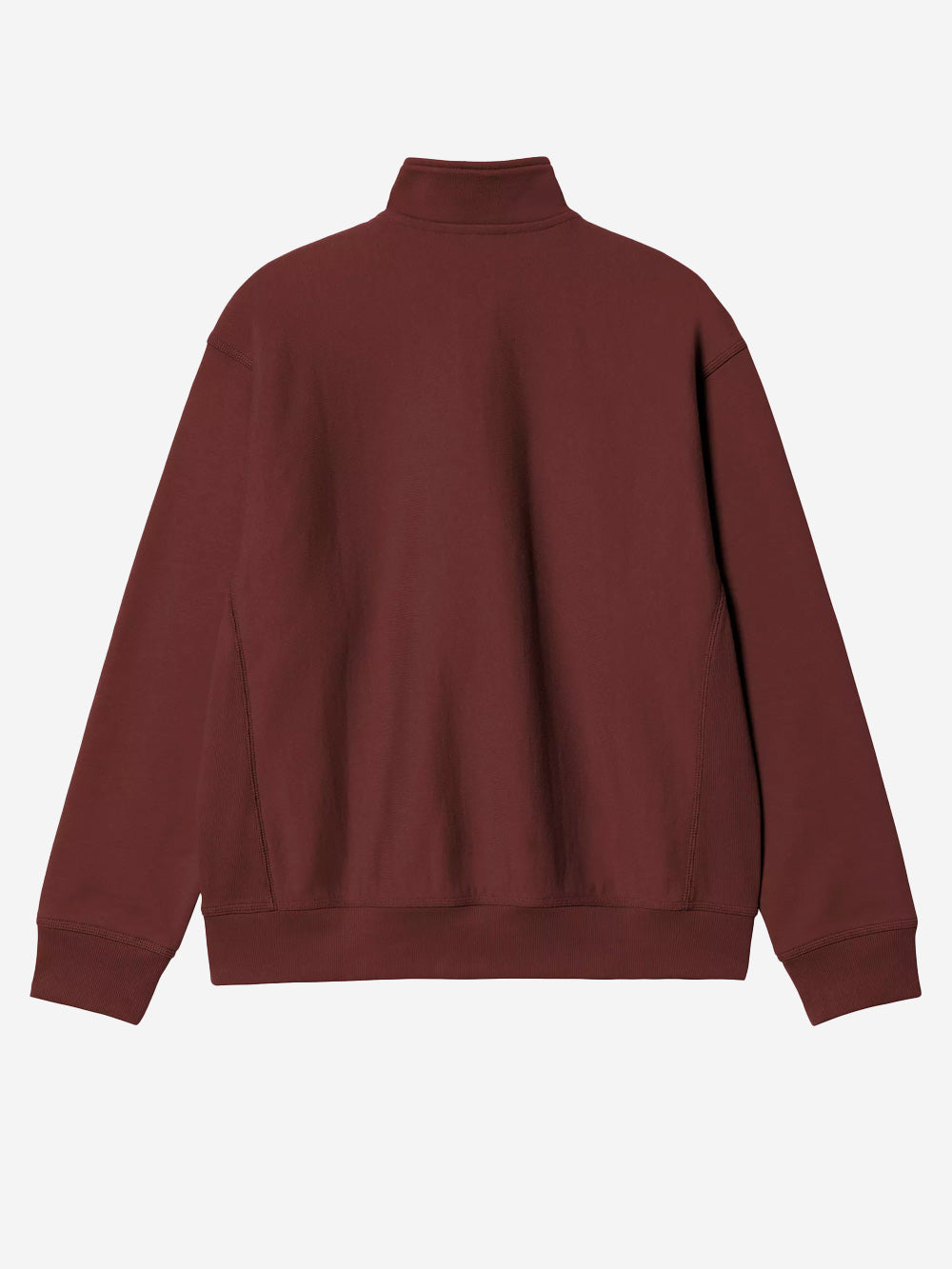 CARHARTT WIP Felpa Half Zip amarone American Script Bordeaux Urbanstaroma