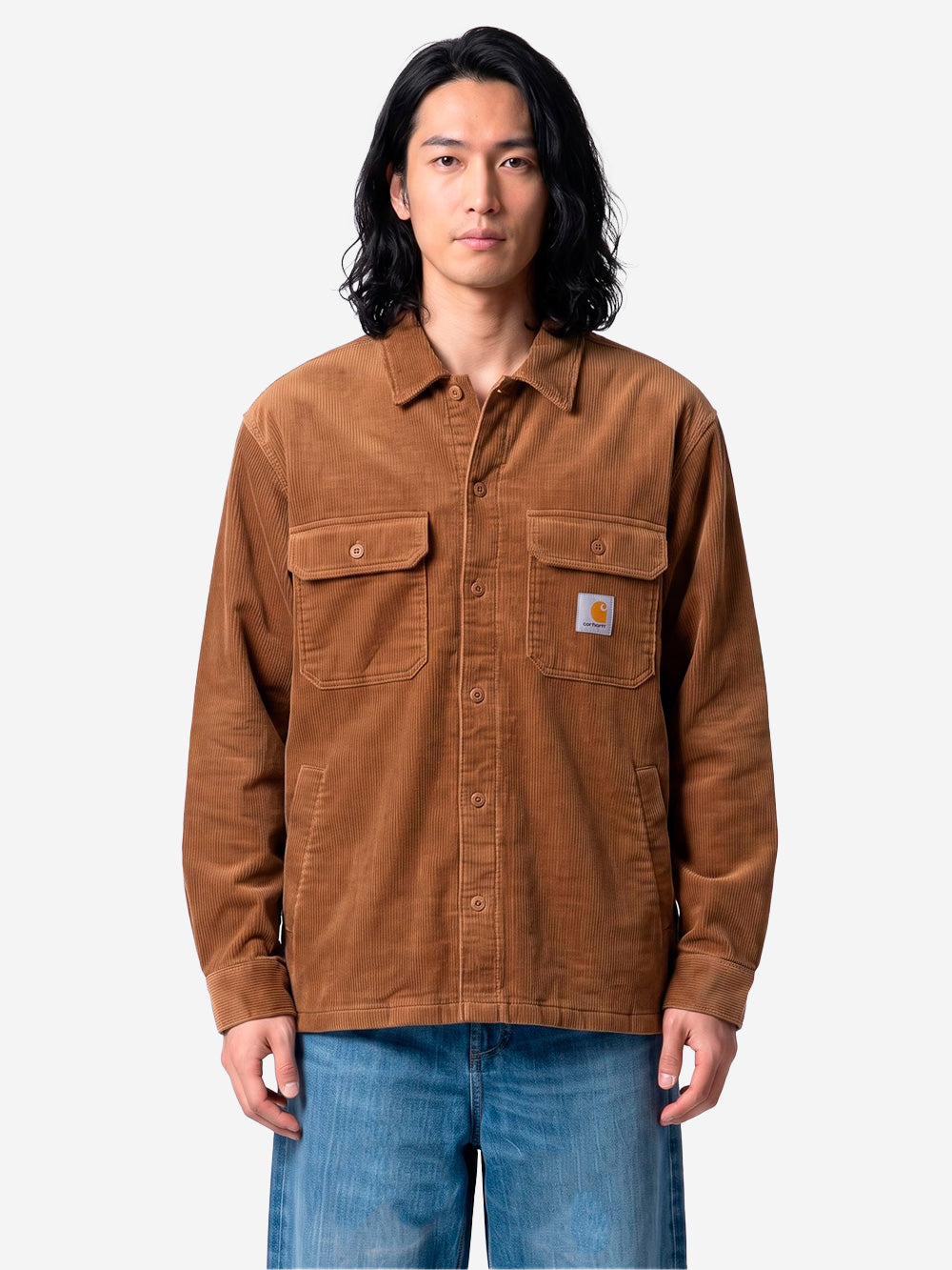 CARHARTT WIP Giacca Camicia Whitsome Marrone Urbanstaroma