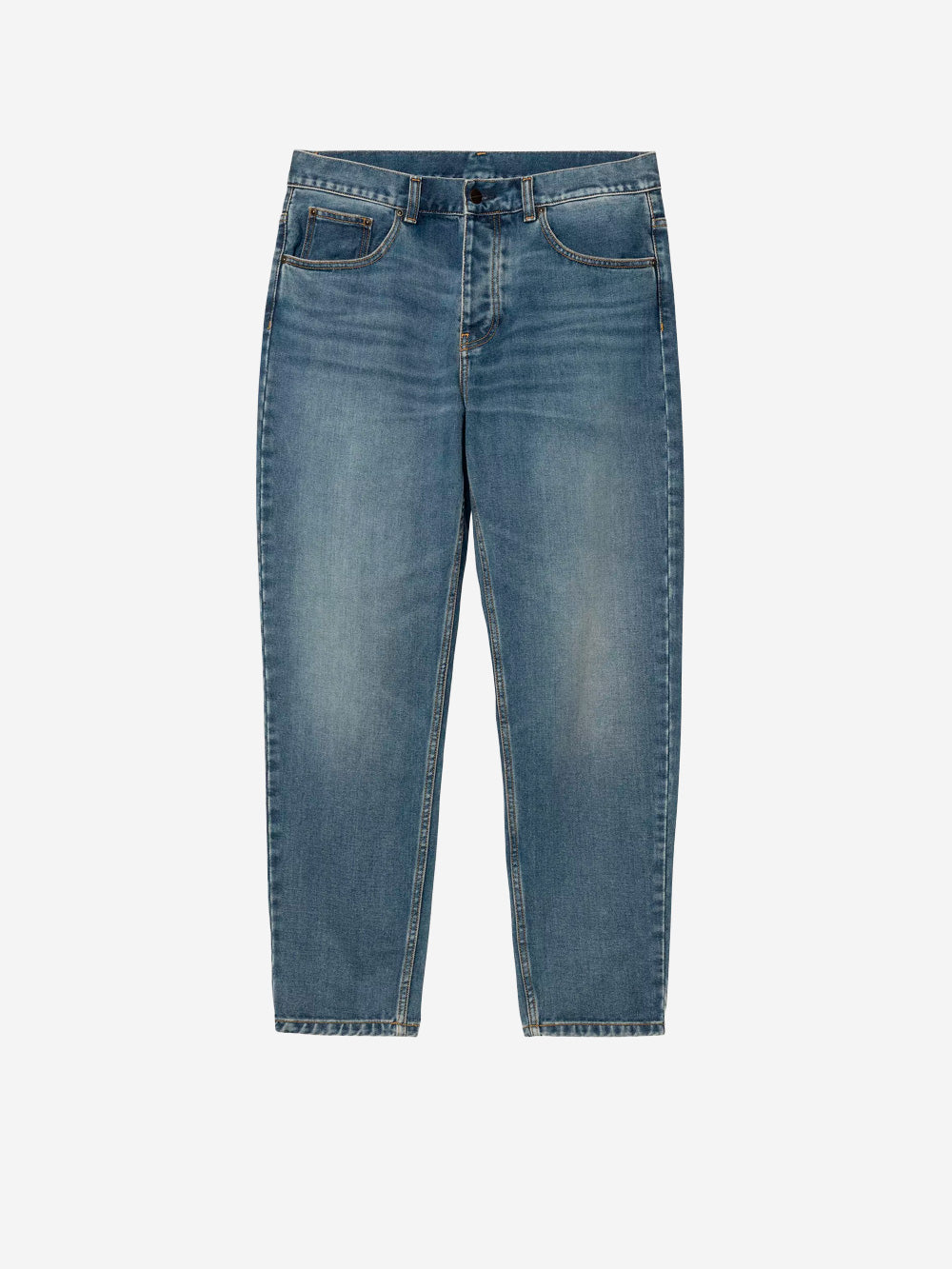 CARHARTT WIP Pantaloni 'Newel' in denim blu dark used wash Blu Urbanstaroma