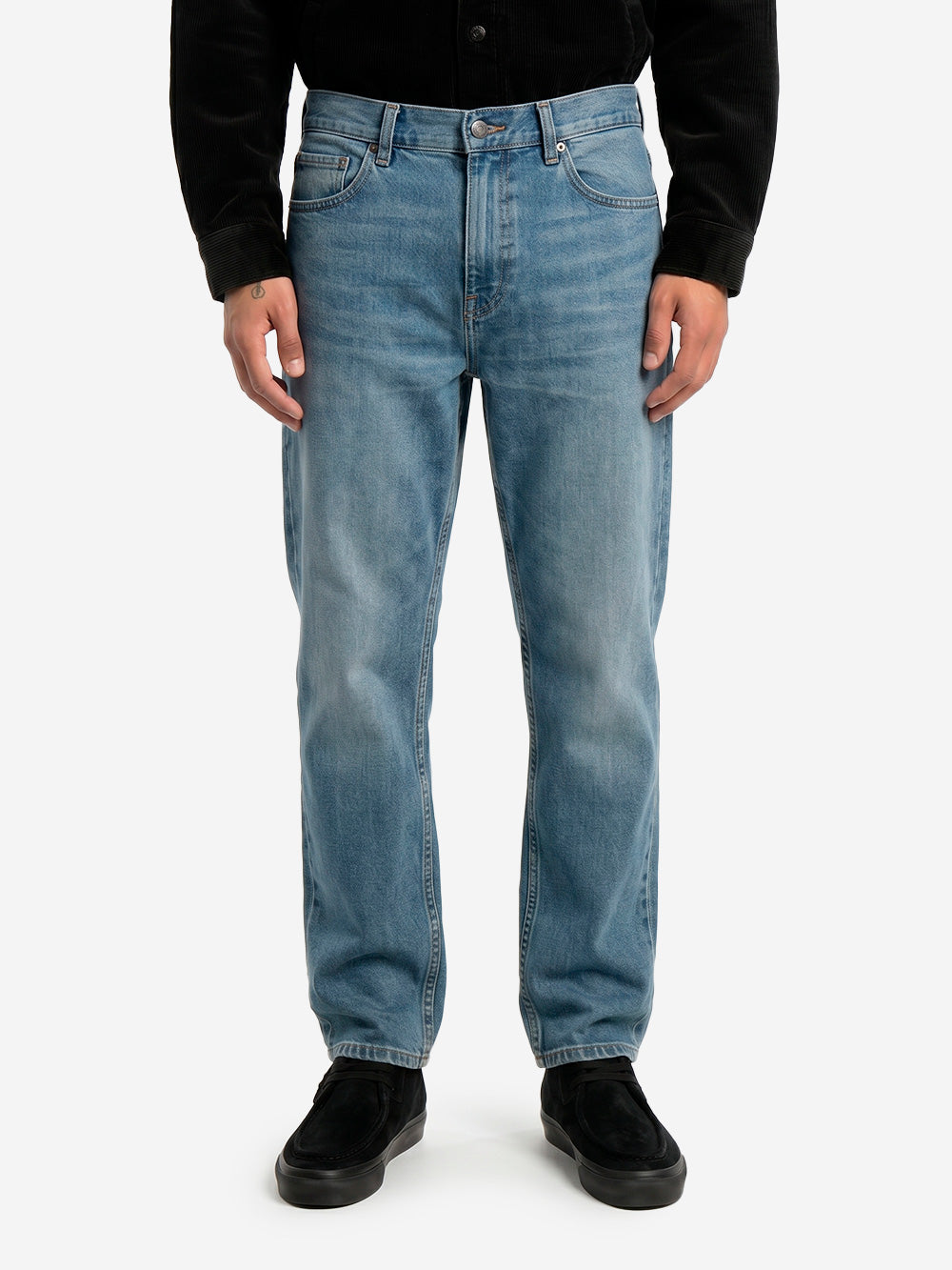 CARHARTT WIP Pantaloni 'Newel' in denim blu dark used wash Blu Urbanstaroma