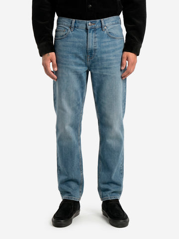 CARHARTT WIP Pantaloni 'Newel' in denim blu dark used wash Blu