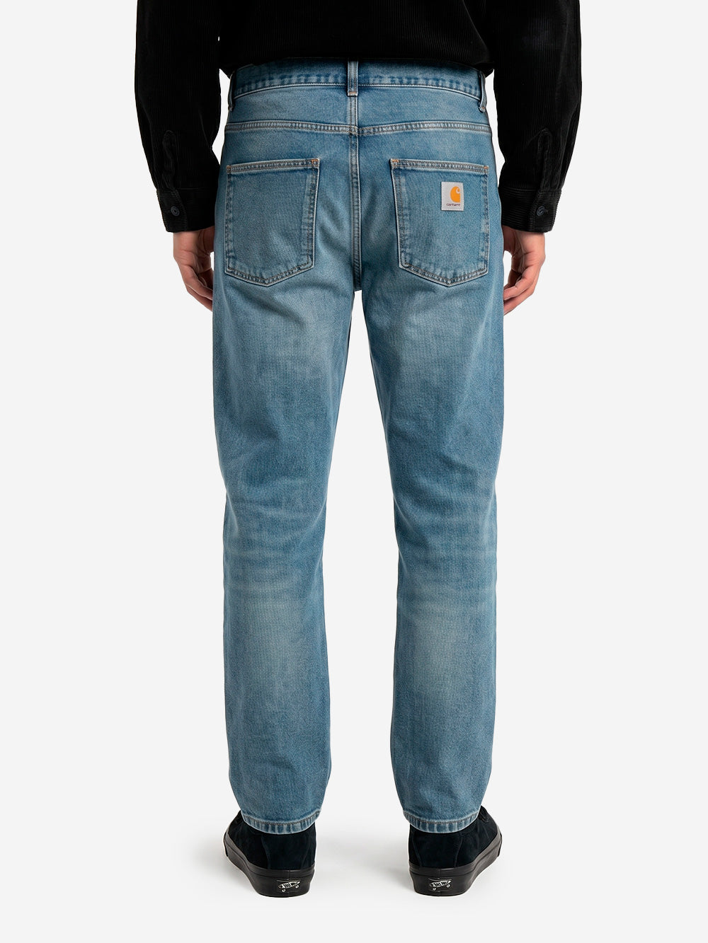 CARHARTT WIP Pantaloni 'Newel' in denim blu dark used wash Blu Urbanstaroma