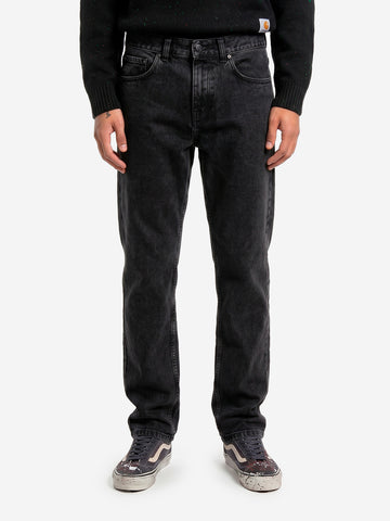 CARHARTT WIP Pantaloni 'Newel' in denim nero stone washed Nero