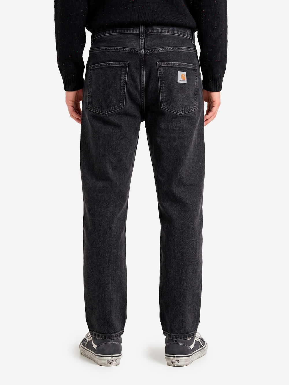 CARHARTT WIP Pantaloni 'Newel' in denim nero stone washed Nero Urbanstaroma
